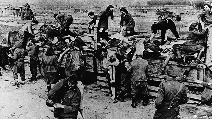 Liberation of the Bergen-Belsen concentration camp.