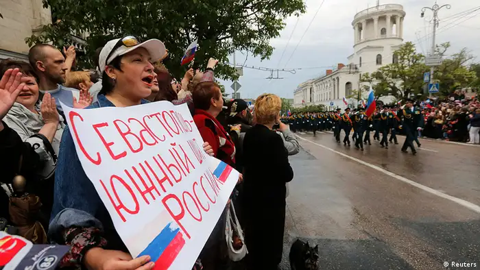Ukraine Krim Russland Siegesparade in Sewastopol