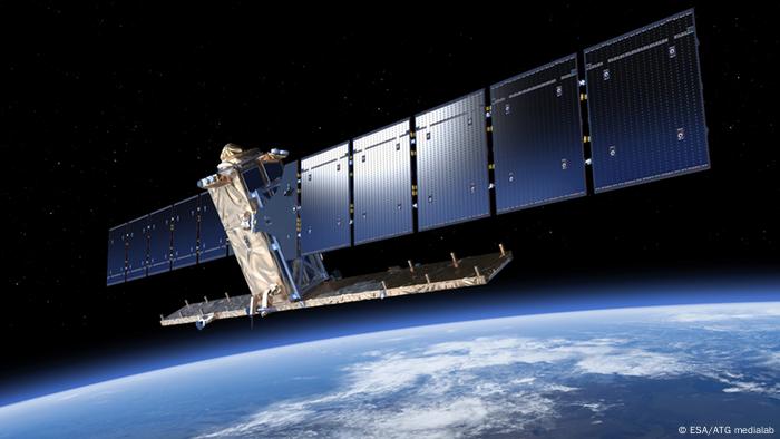 Bild des ESA-Satelits Sentinel-1A