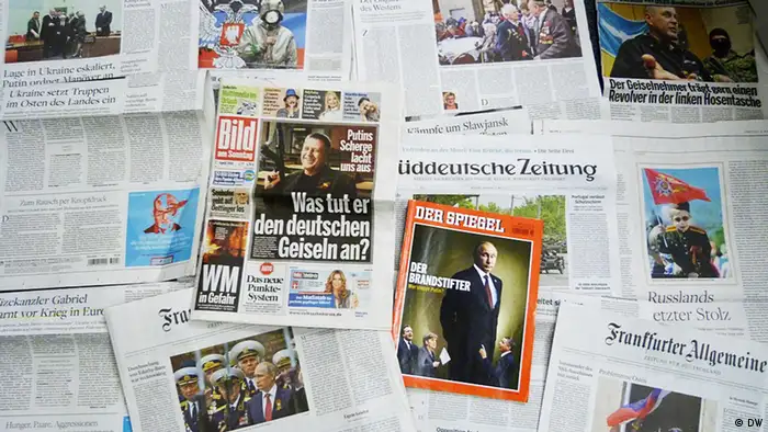 Symbolbild Ukraine in der deutschen Presse