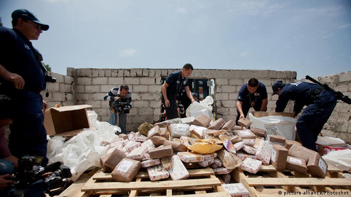 Archivbild Mexiko Sicherheitskräfte Drogenhandel
