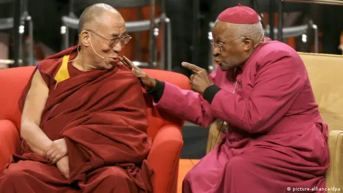China Tibet Südafrika Treffen zwischen Dalai Lama und Erzbischof Desmond Tutu 