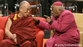 China Tibet Südafrika Treffen zwischen Dalai Lama und Erzbischof Desmond Tutu