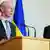 Президент Ради ЄС Герман ван Ромпей під час зустрічі з очільником уряду України Арсенієм Яценюком