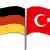 Flaggen Deutschland / Türkei