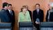 Angela Merkel und die Chefs der internationalen Wirtschafts- und Finanzorganisationen. Foto: Maurizio Gambarini/dpa pixel Angela Merkel und die Chefs der internationalen Wirtschafts- und Finanzorganisationen. Foto: Maurizio Gambarini/dpa pixel