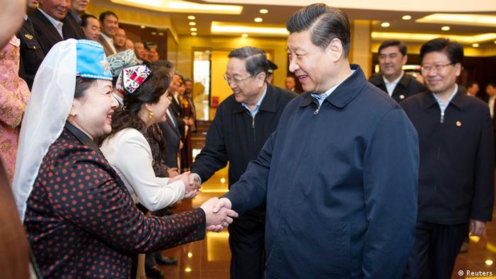Xi Jinping Reise nach Xinjiang ARCHIV April 2014
