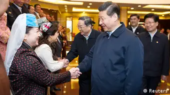 Xi Jinping Reise nach Xinjiang ARCHIV April 2014