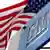 General Motors-Logo vor US-Flagge (Foto: dpa)