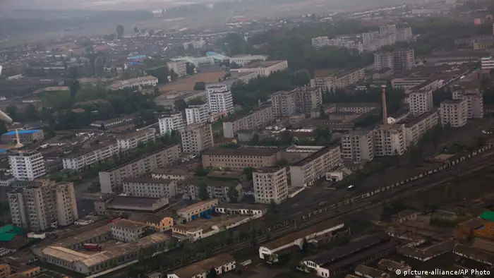 Pjöngjang Luftaufnahme Mai 2014