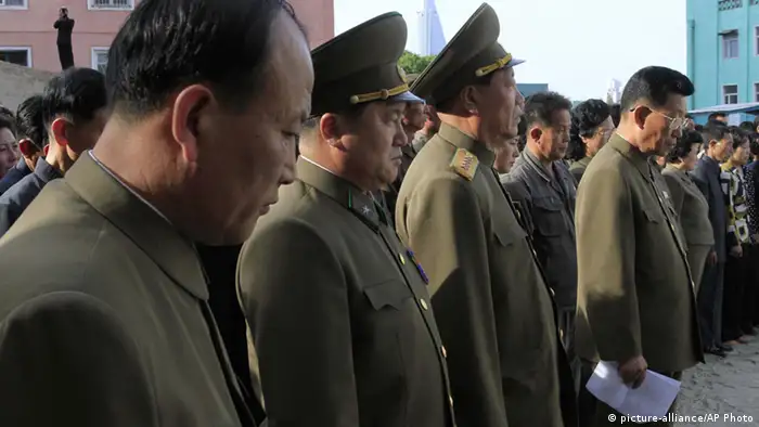 Nordkorea Hochhauseinsturz Trauer 17.05.2014
