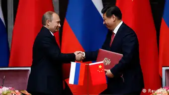China Wladimir Putin und Xi Jinping 20.05.2014
