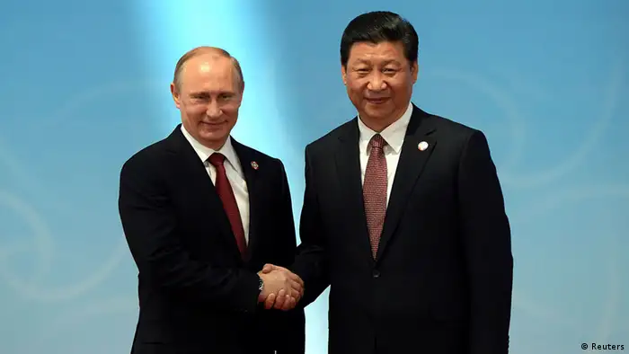 China Wladimir Putin und Xi Jinping 21.05.2014
