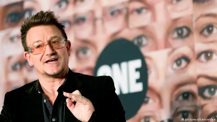 Sänger Bono Organisation One