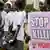 Lagos: Schülerinnen demonstrieren für Freilassung der Chibok-Mädchen. Foto: REUTERS/Akintunde Akinleye