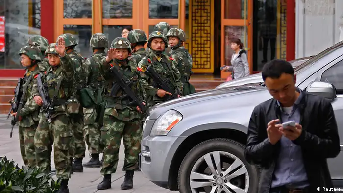 China Sicherheitsmaßnahmen Xinjiang 23.05.2014