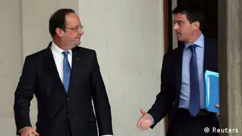 Frankreich Präsident Francois Hollande mit Premierminister Manuel Valls 26.05.2014