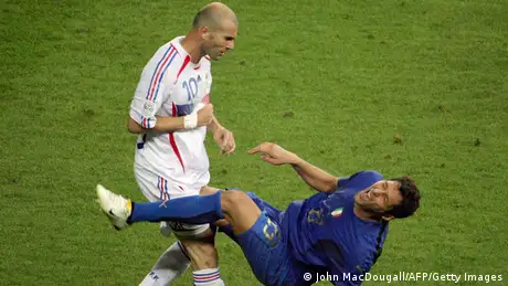 Zinedine Zidane Kopfstoß Marco Materazzi