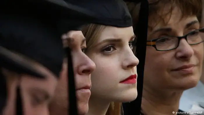 Emma Watson Brown University Abschlussfeier