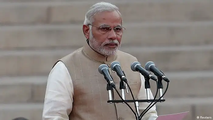 Indien Vereidigung Premierminister Narendra Modi 26.5.2014