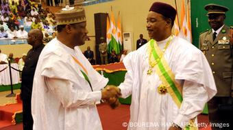 Mahamadou Issoufou und Hama Amadou (Foto: BOUREIMA HAMA/AFP/Getty Images)