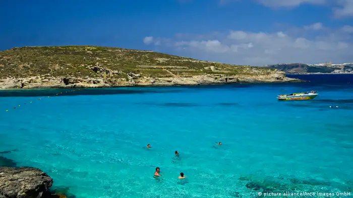 Blue Lagoon beach in Malta