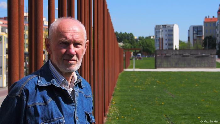 Joachim Rudolph, ex-fugitivo da Alemanha Oriental Joachim Rudolph, ex-fugitivo da Alemanha Oriental