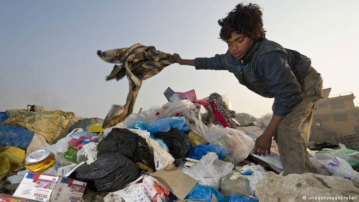 Indien Kinderarbeit Mülldeponie