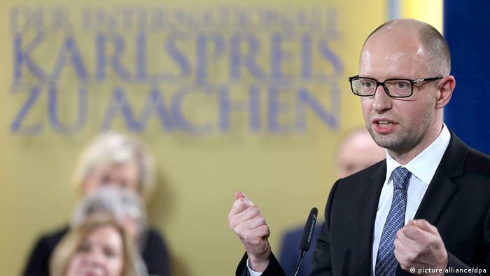 Арсеній Яценюк в Аахені