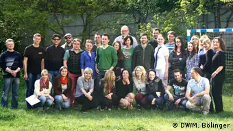 Participants of DW Akademie's workshop on election reporting in Kiev (photo: DW Akademie/Mathias Bölinger).