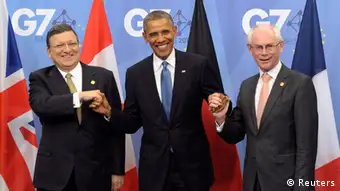 Belgien Jose Manuel Barroso Barack Obama Herman Van Rompuy G7 Gipfel in Brüssel 04.06.2014