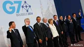 G7 Gipfel Brüssel Gruppenfoto 05.06.2014