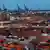 Hamburg port, containers