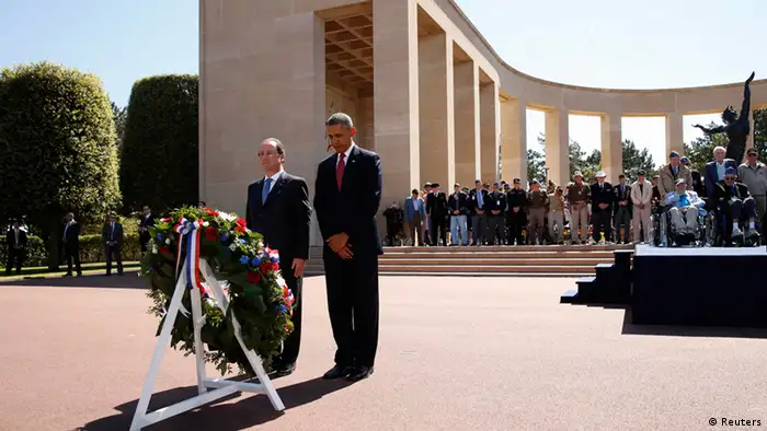 D-Day Feier 06.06.2014 Hollande und Obama