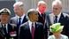 World leaders at D-Day ceremonies Photo: REUTERS/Kevin Lamarque World leaders at D-Day ceremonies Photo: REUTERS/Kevin Lamarque
