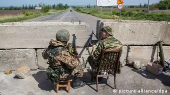 Ukraine Checkpoint Donezk