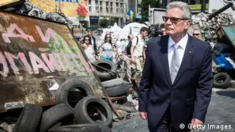 Ukraine Präsident Petro Poroschenko Vereidigung 07.06.2014 Gauck