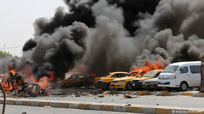 Symbolbild Irak Anschlag Bagdad (picture-alliance/AP)