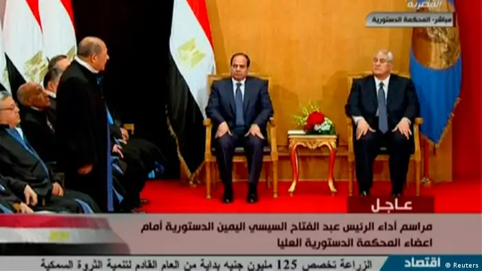 Ägypten Präsident Abdel-Fattah al-Sisi Vereidigung 08.06.2014 QUALITÄT