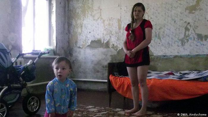 Ukraine Flüchtline aus der Ostukraine
