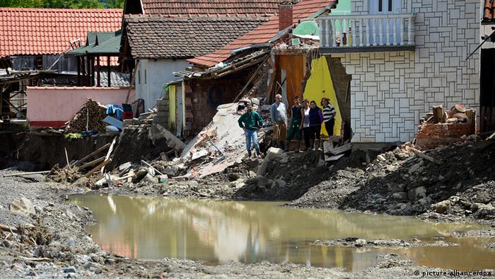 Flut und Überschwemmung Serbien 19.05.2014
