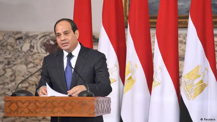 Ägypt Präsident Abdel Fattah al-Sisi in Kairo 08 Juni 2014