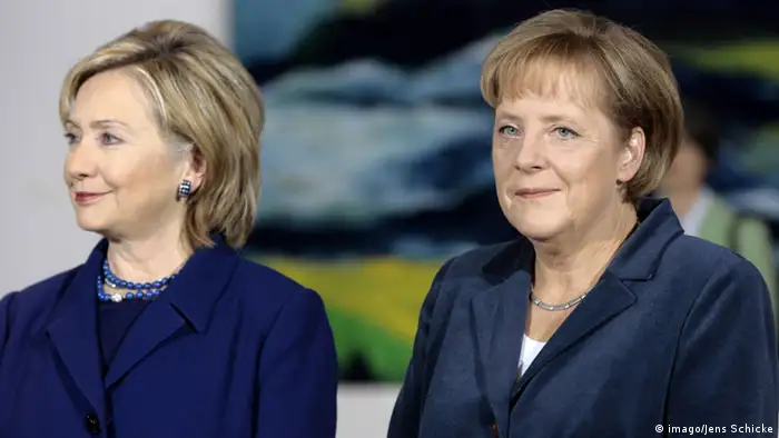 Hillary Clinton und Angela Merkel 2009