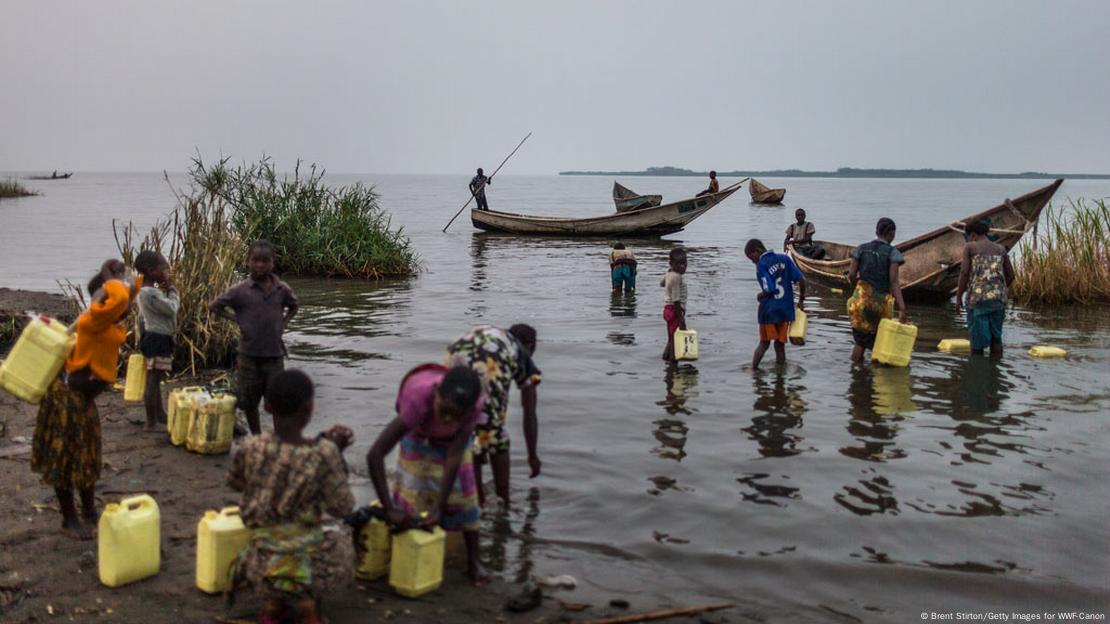 Le lac Abert dans l'est de la RDC. Le lac Abert dans l'est de la RDC.