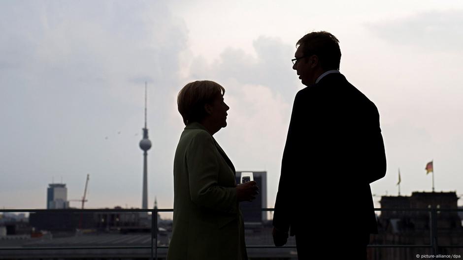 Nemačka kancelarka Angela Merkel i tada premijer Srbije Aleksandar Vučić u julu 2014. u Berlinu