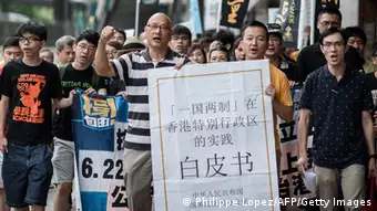 Proteste in Hong Kong 11.06.2014