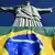 Weltmeisterschaft Fußball Brasilien 2014 Flagge