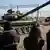 Российские танки в Крыму, март 2014 года