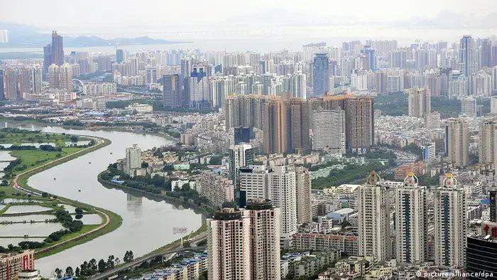 China Stadt Skyline von Shenzhen