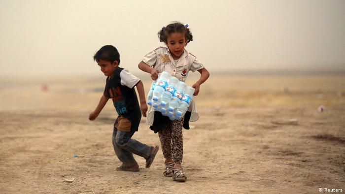 Irak Mossul Flüchtlinge 12. Juni 2014 (Reuters)